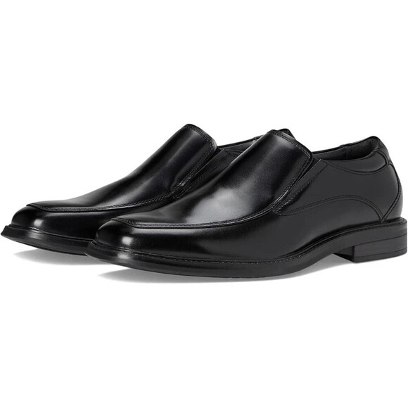 Dockers Lawton 90-36974 Loafers Men\'s US 10.5 Black Leather Dress Shoes ZAP568